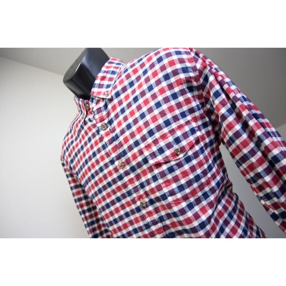 J Crew Dress Shirt Plaid Slim Fit Button Up Long Sleeve Mens‎ Sz Large